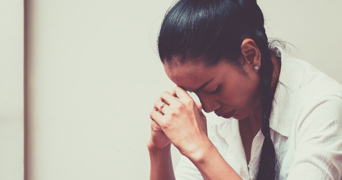 A woman deals with mental health challenges.