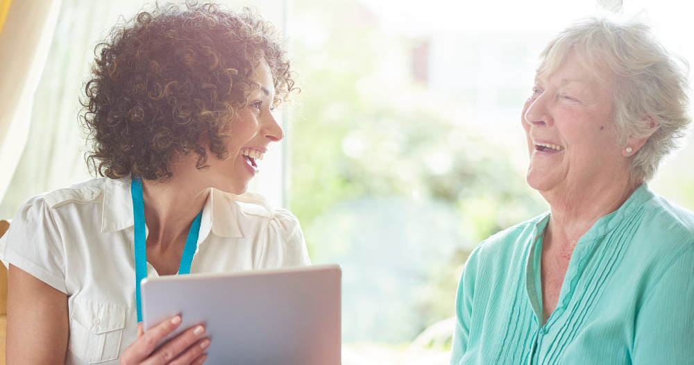 Care managers like this woman can help seniors and their families make the right choices when it comes to caregiving.