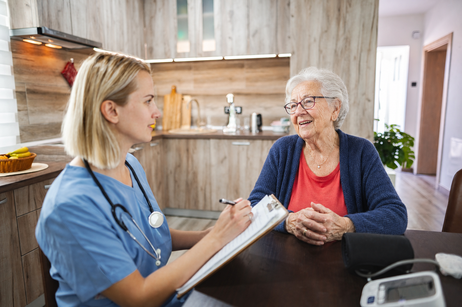During a Home Health Assessment